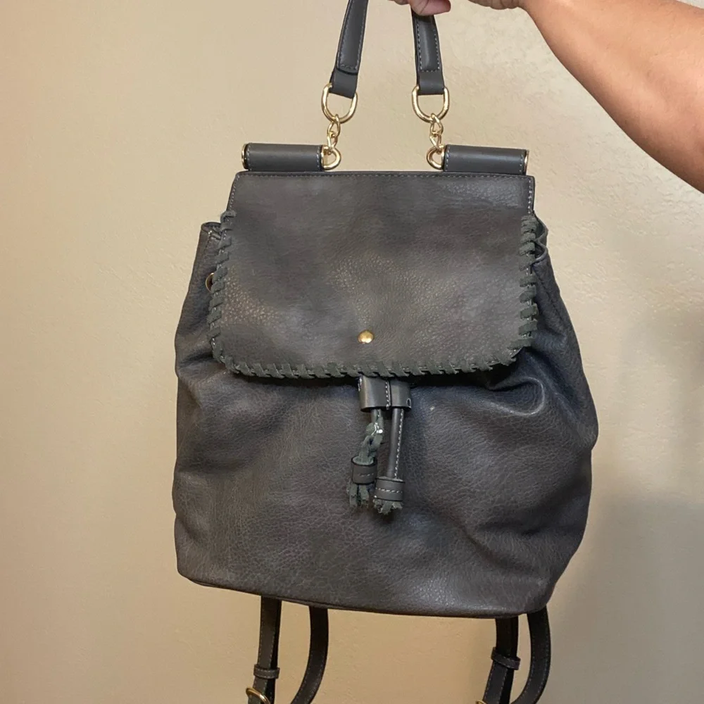 Grey backpack - Picture 6 of 6